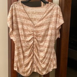 NY&C sleeveless semi sheer top